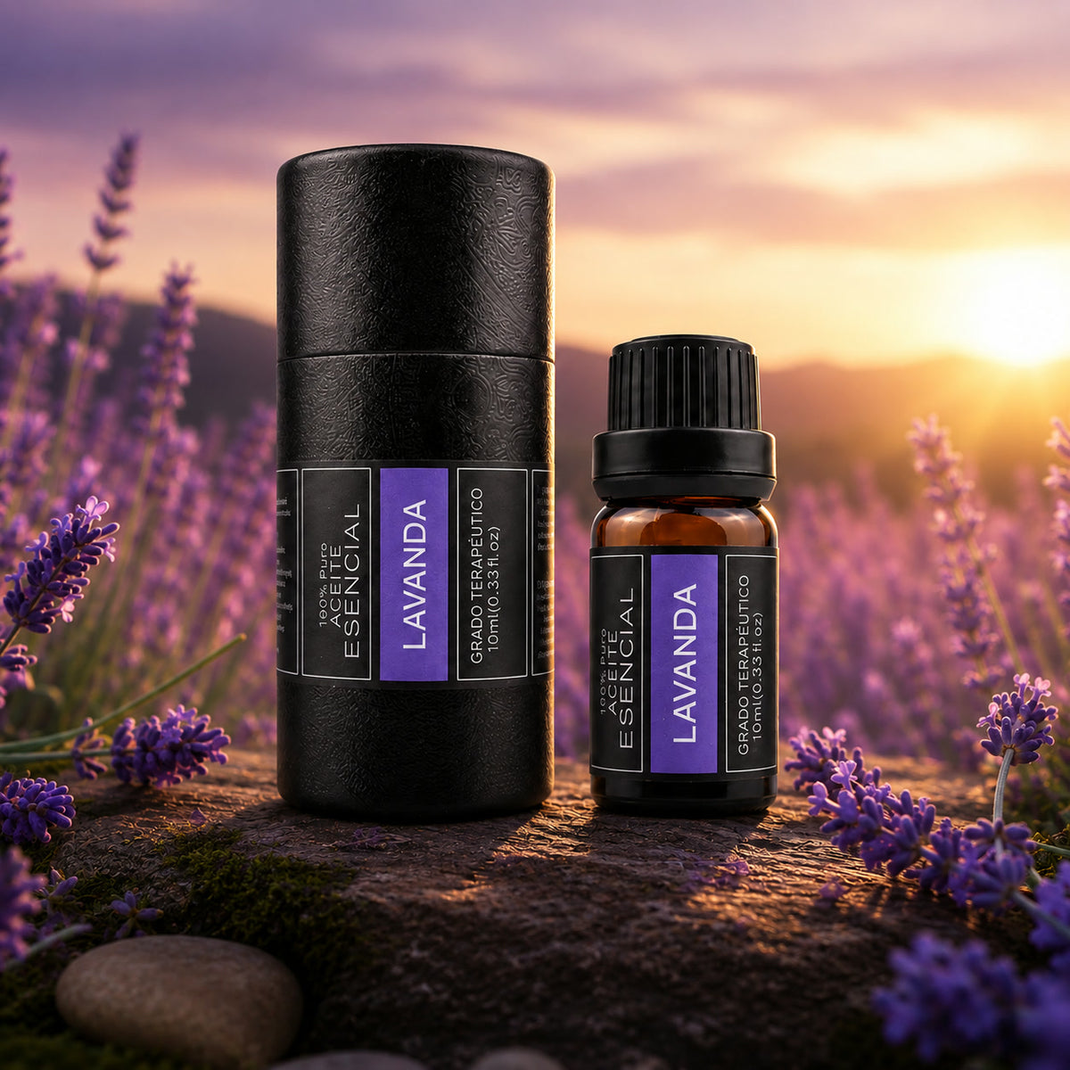 Aceite esencial de lavanda 100% puro Zenfuse, frasco de 10 ml